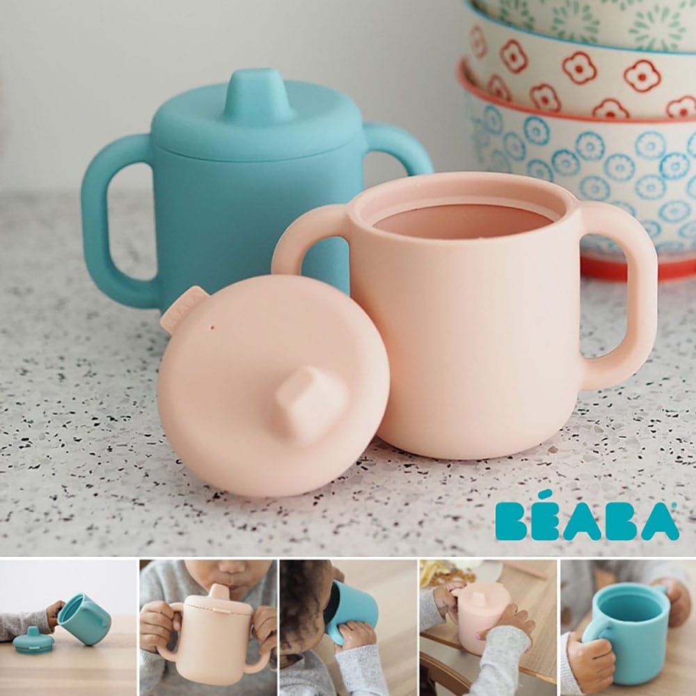 Cana BEABA B913524, 8 luni+, 170 ml, albastru