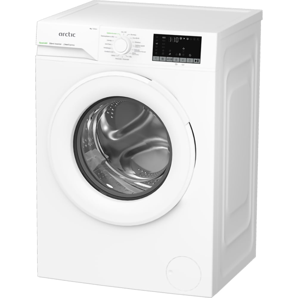 Masina de spalat rufe frontala slim ARCTIC APLM2WFSU28211WS, ExtraSteam, 8 kg. 1200rpm, Clasa A, alb