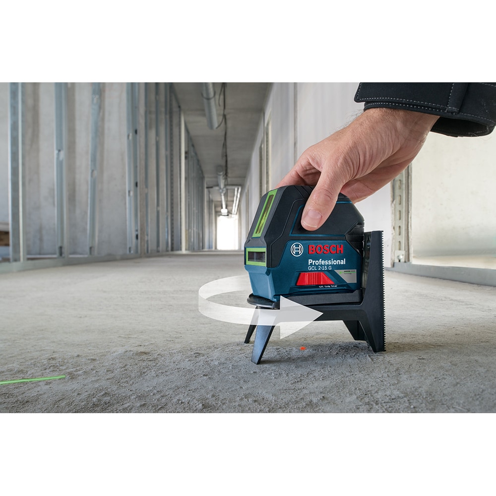 Nivela laser BOSCH PROFESSIONAL GCL 2-15 G, raza 15m, albastru