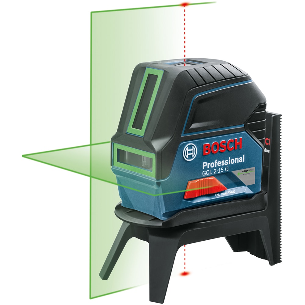 Nivela laser BOSCH PROFESSIONAL GCL 2-15 G, raza 15m, albastru