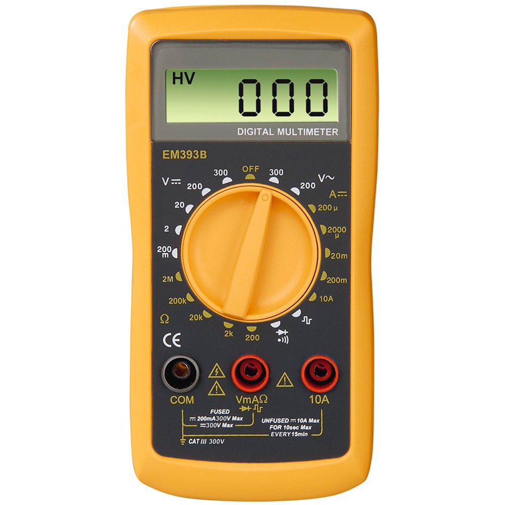 Multimetru digital HAMA 223565 , CAT III, 300V, ecran digital