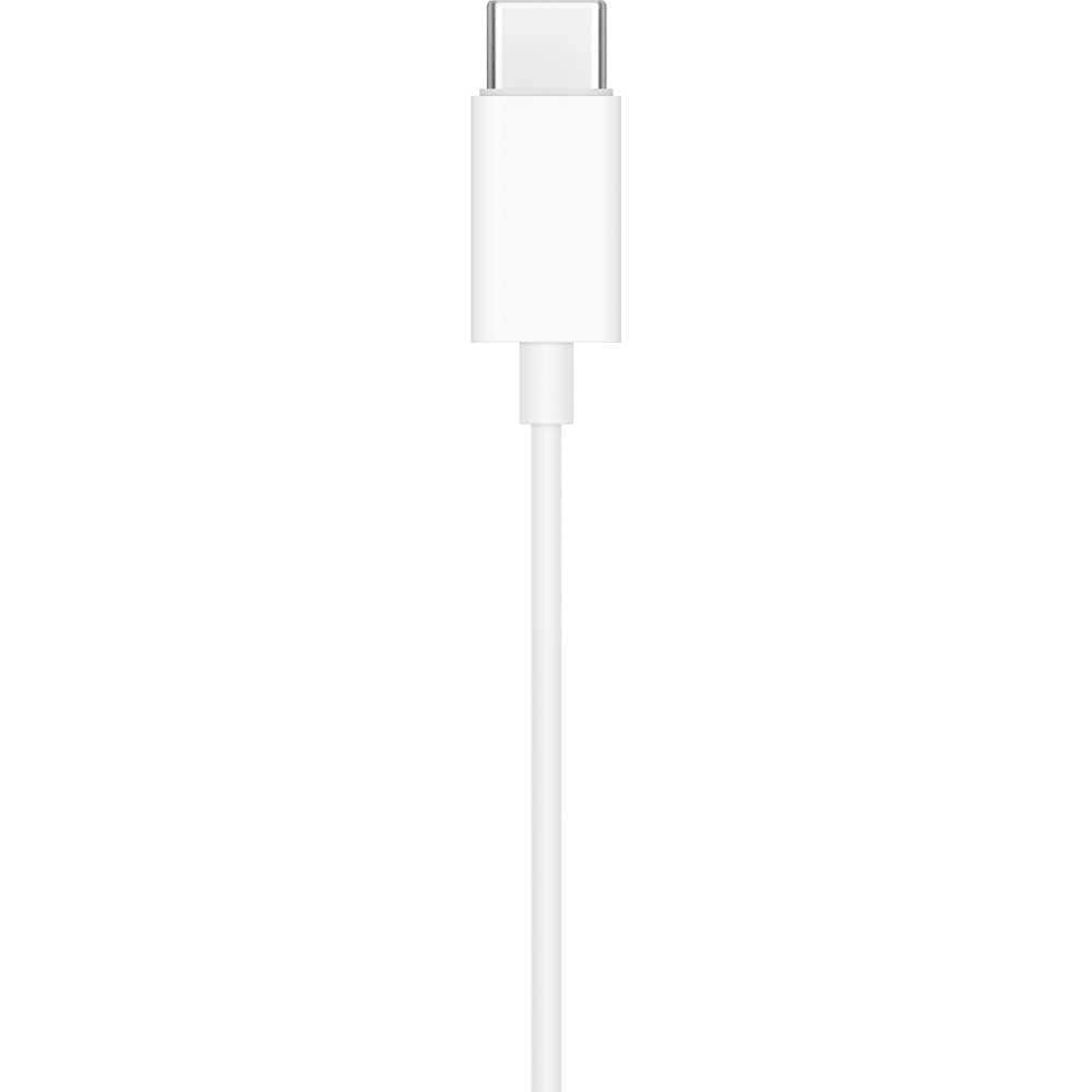 Casti APPLE EarPods MTJY3ZM/A, Cu Fir, In-ear, Microfon, Conector USB-C, alb