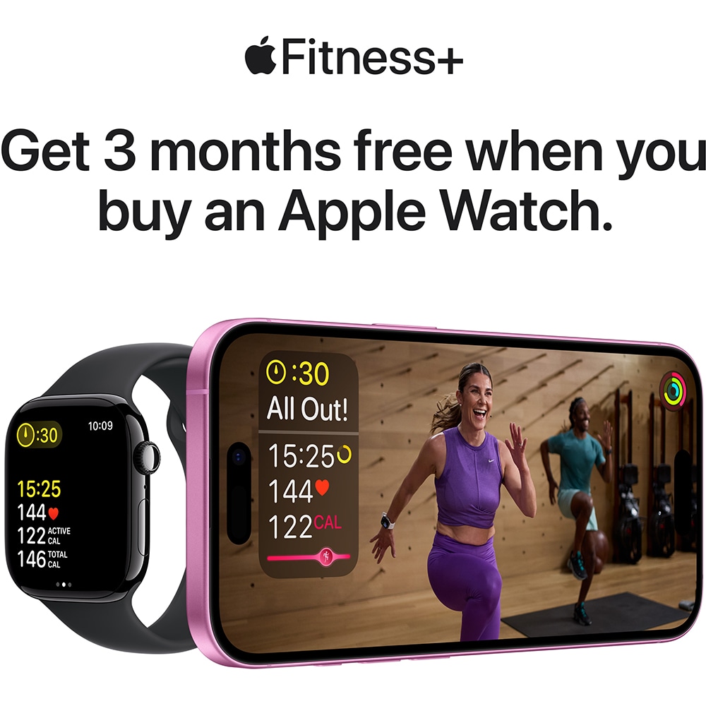 APPLE Watch 10, GPS + Cellular, 46mm, Rose Gold Aluminium Case, Plum Loop