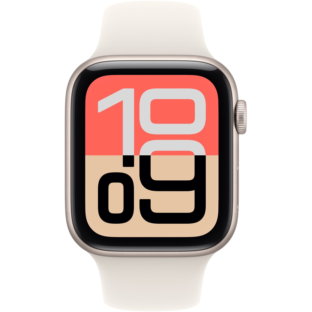 Apple Watch SE 3, GPS + Cellular, 40 mm, Starlight Aluminium Case, Starlight Sport Band - M/L