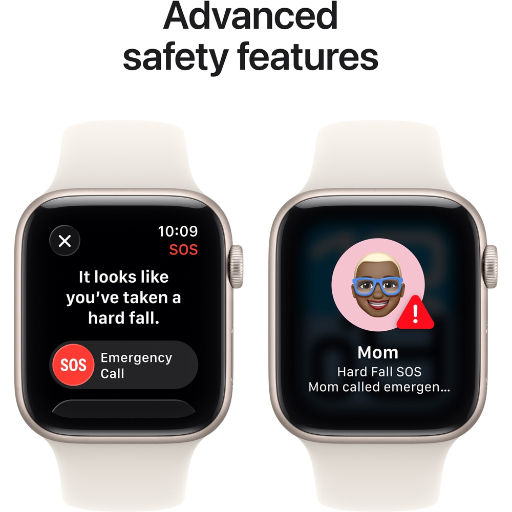 Apple Watch SE 3, GPS + Cellular, 40 mm, Starlight Aluminium Case, Starlight Sport Band - M/L