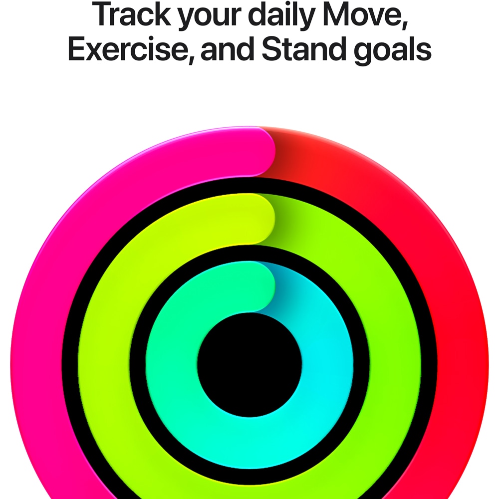 Apple Watch SE 3, GPS, 44mm, Midnight Aluminium Case, Navy Blue Sport Band - S/M