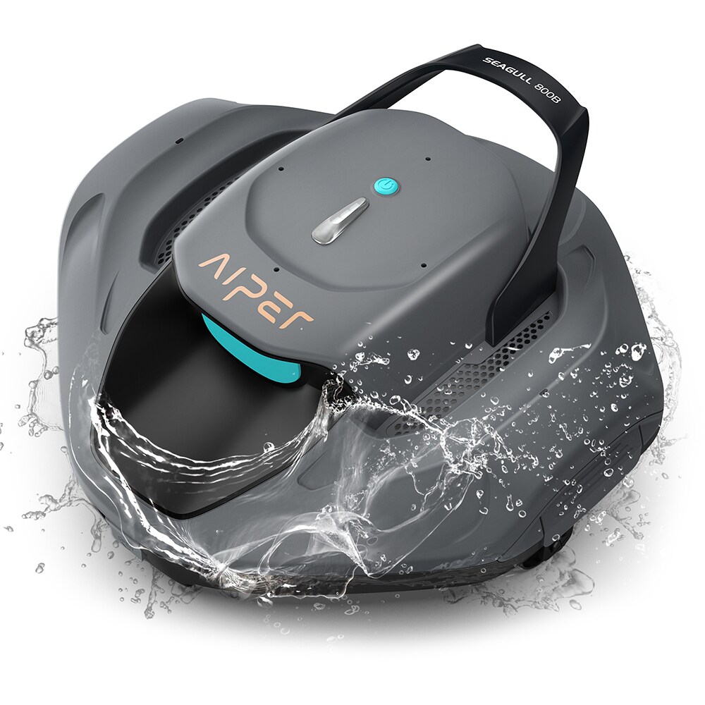 Robot de curatat piscina AIPER Seagull 800B, 30W, 80mp, autonomie 90 min