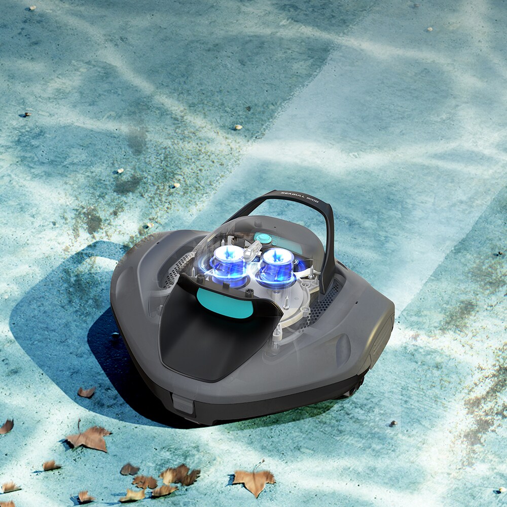 Robot de curatat piscina AIPER Seagull 800B, 30W, 80mp, autonomie 90 min