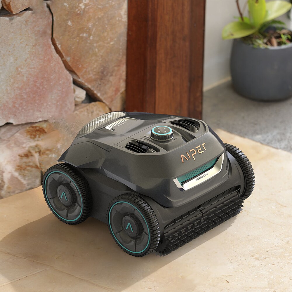 Robot de curatat piscina AIPER Seagull Pro, 70W, 300mp, autonomie 180 min