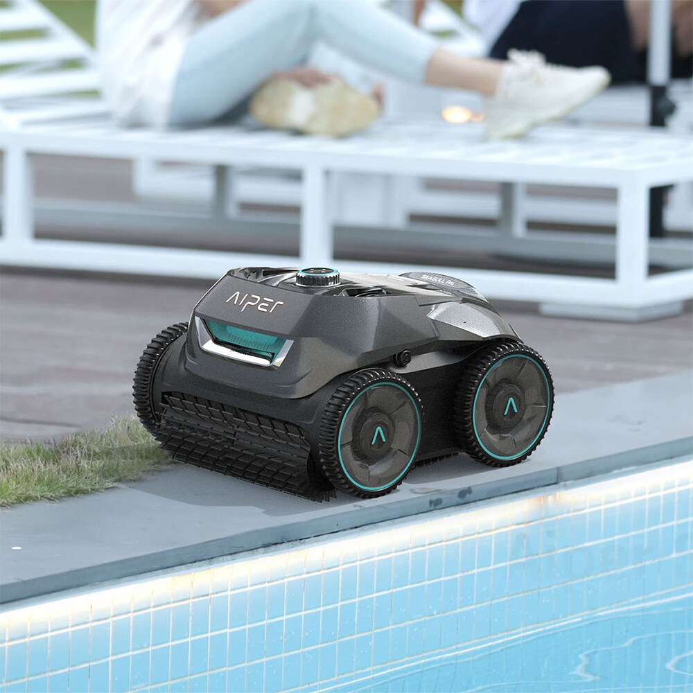 Robot de curatat piscina AIPER Seagull Pro, 70W, 300mp, autonomie 180 min