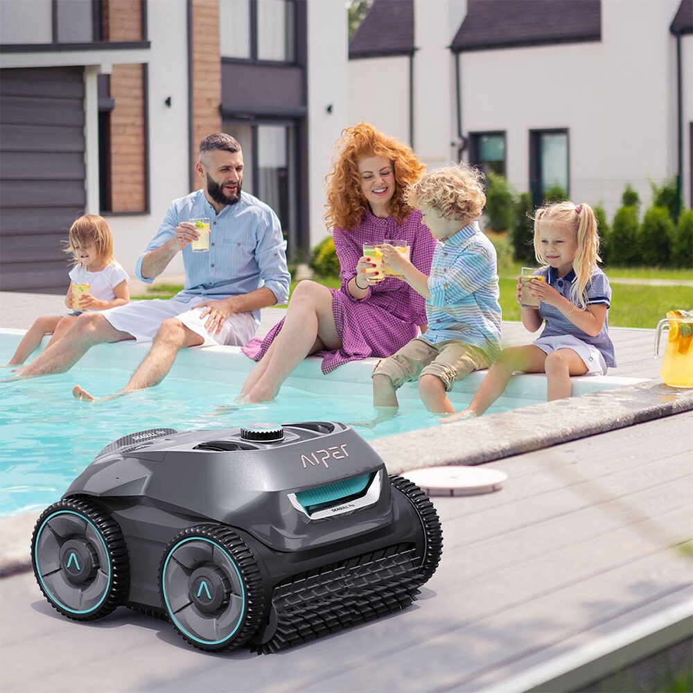 Robot de curatat piscina AIPER Seagull Pro, 70W, 300mp, autonomie 180 min