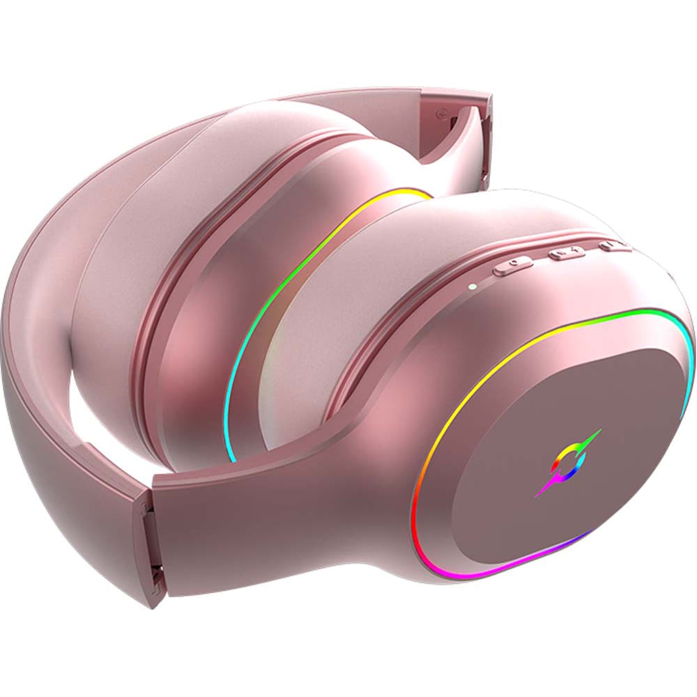 Casti Gaming Wireless AQIRYS Lyra, multiplatforma, stereo, roz