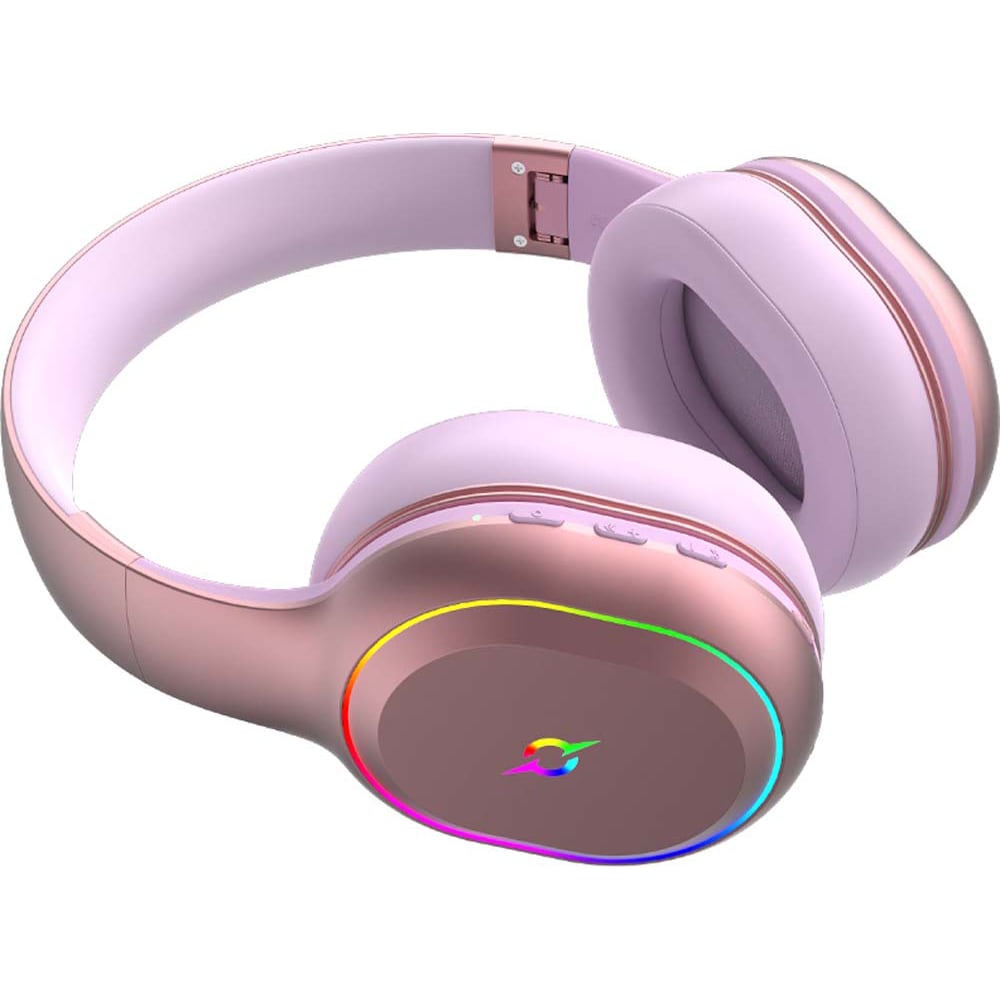 Casti Gaming Wireless AQIRYS Lyra, multiplatforma, stereo, roz