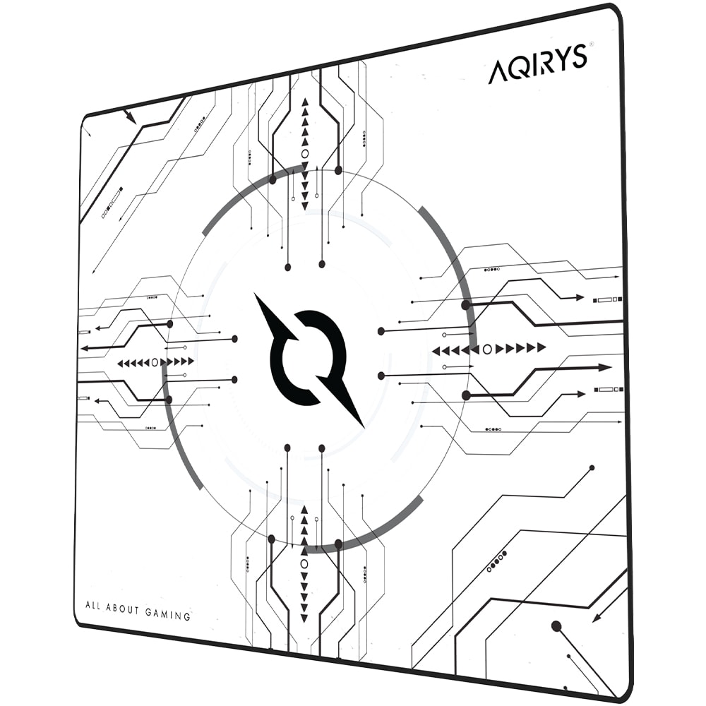 Mouse Pad Gaming AQIRYS Gruis Medium, alb
