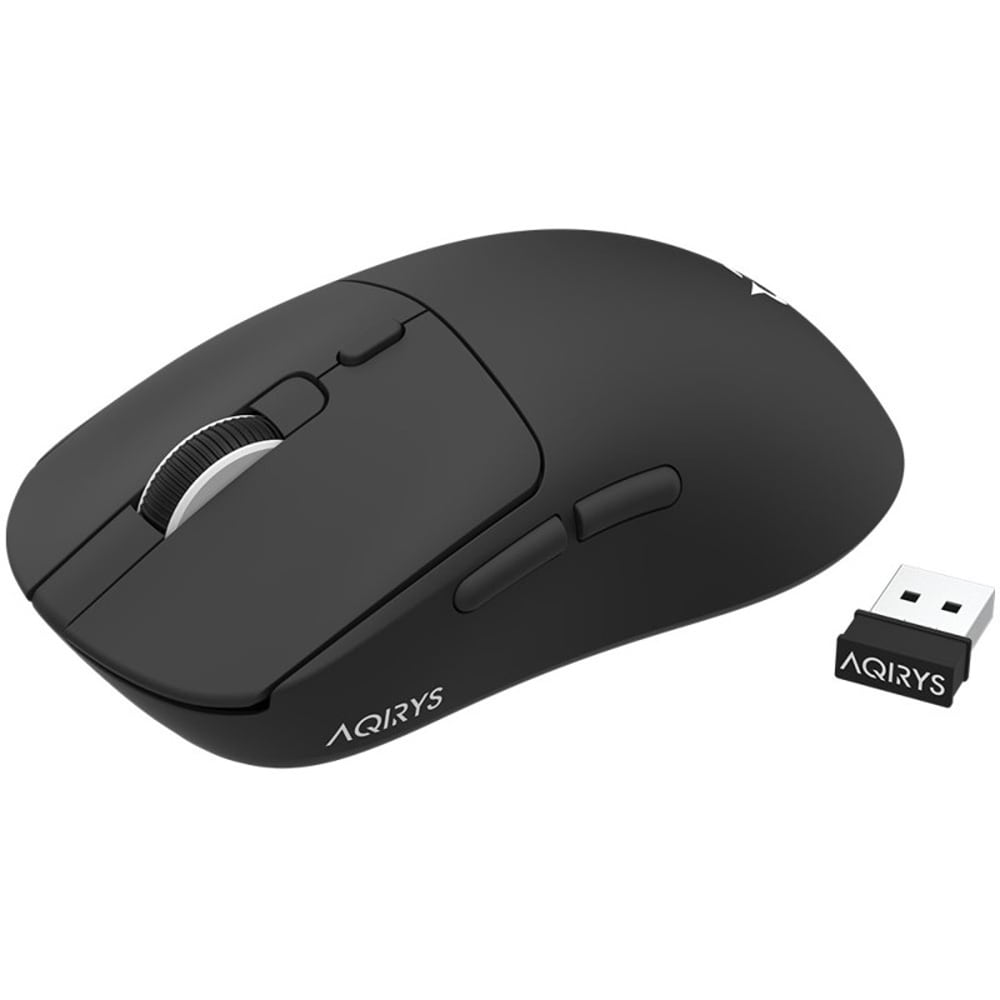 Mouse Gaming Wireless AQIRYS Nova, 30000 dpi, negru