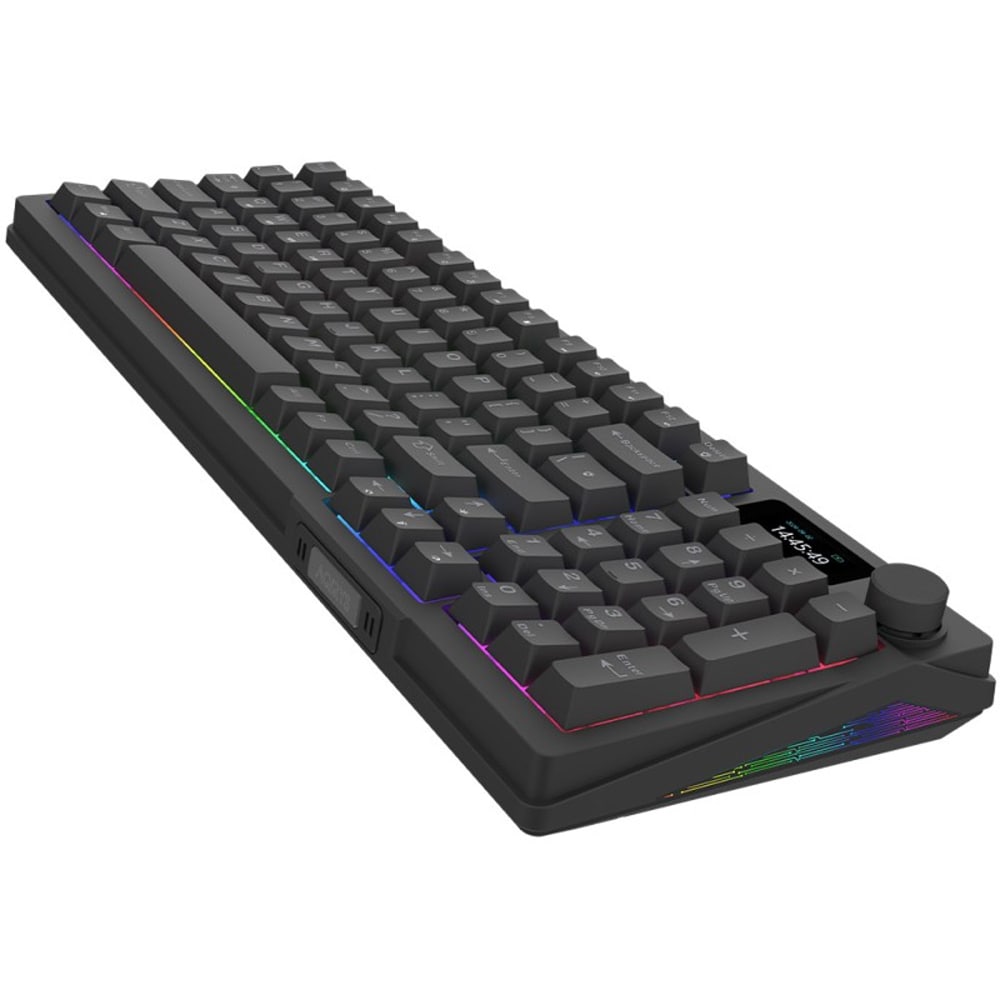 Tastatura Gaming mecanica AQIRYS Atria, USB, Layout US, negru
