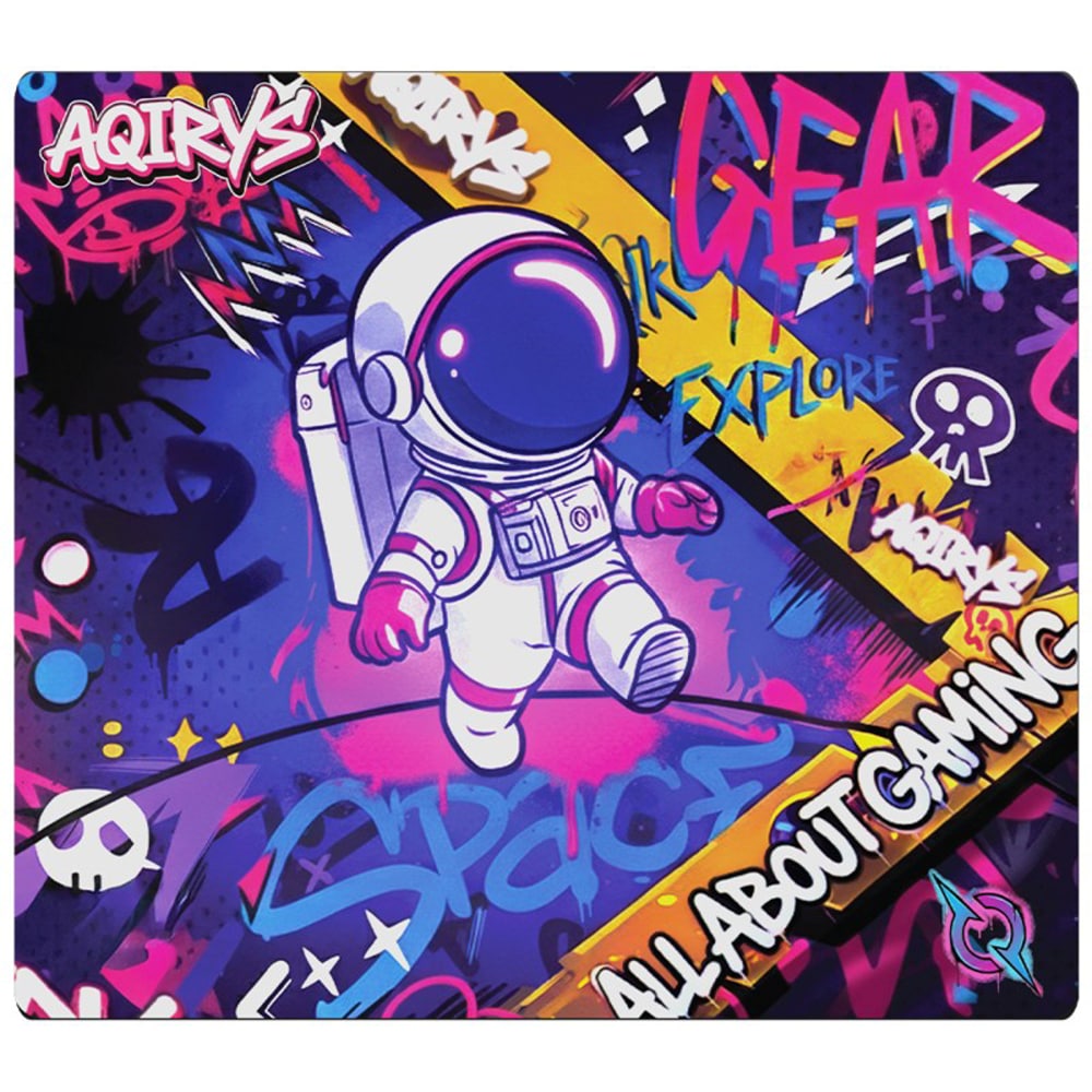 Mouse Pad Gaming AQIRYS Goldilocks Mediu, multicolor