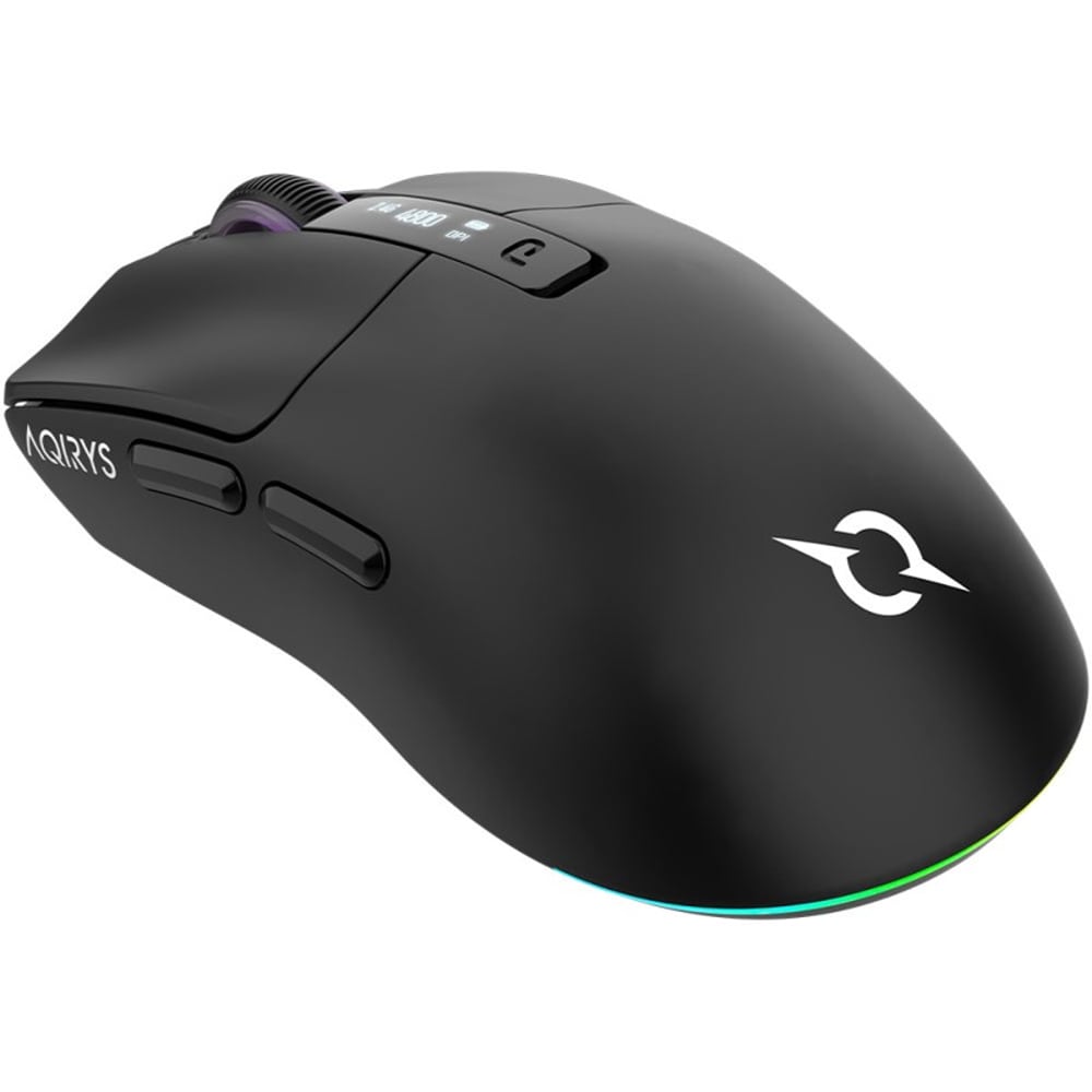 Mouse Gaming Wireless AQIRYS M2, 12000 dpi, negru