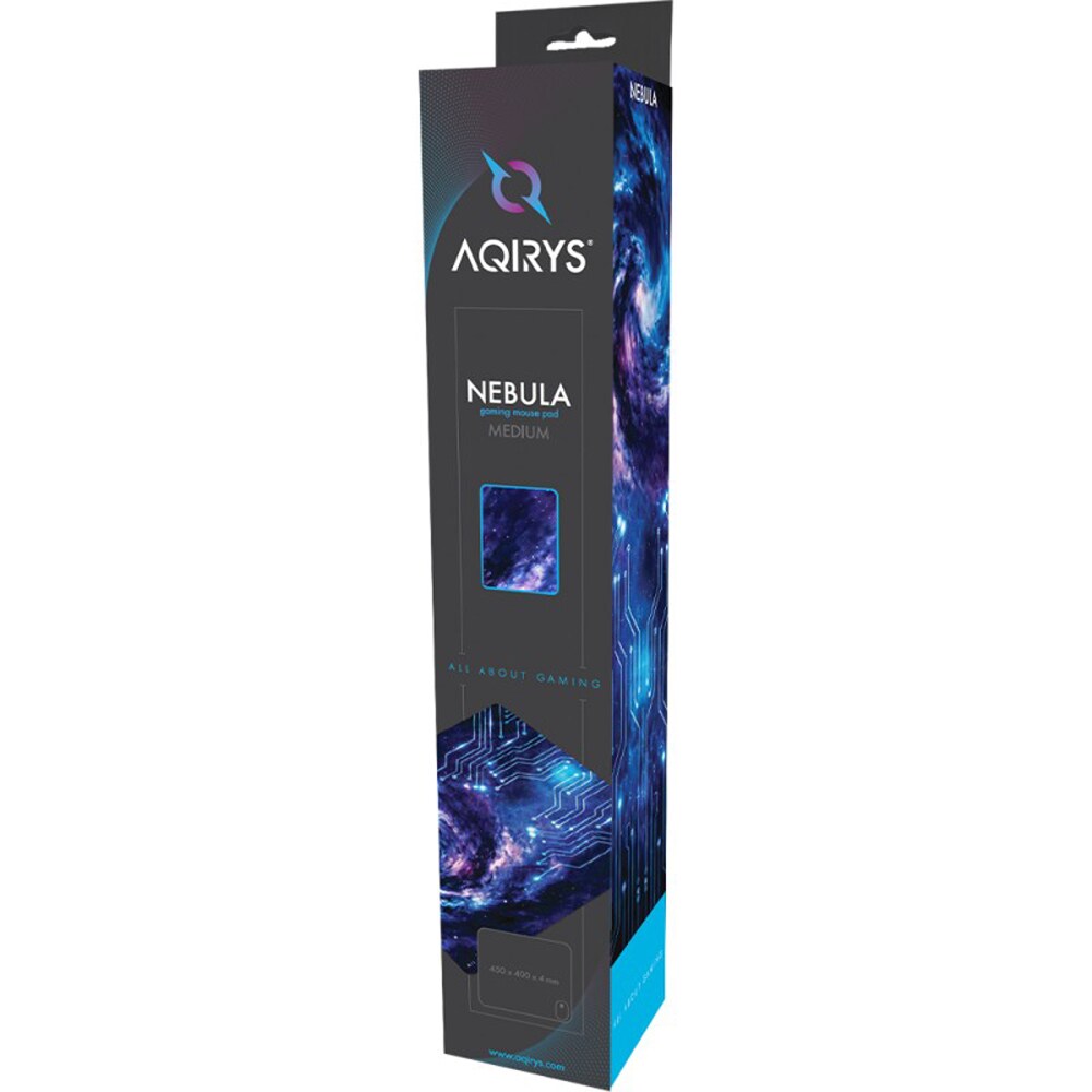 Mouse Pad Gaming AQIRYS Nebula Mediu, albastru