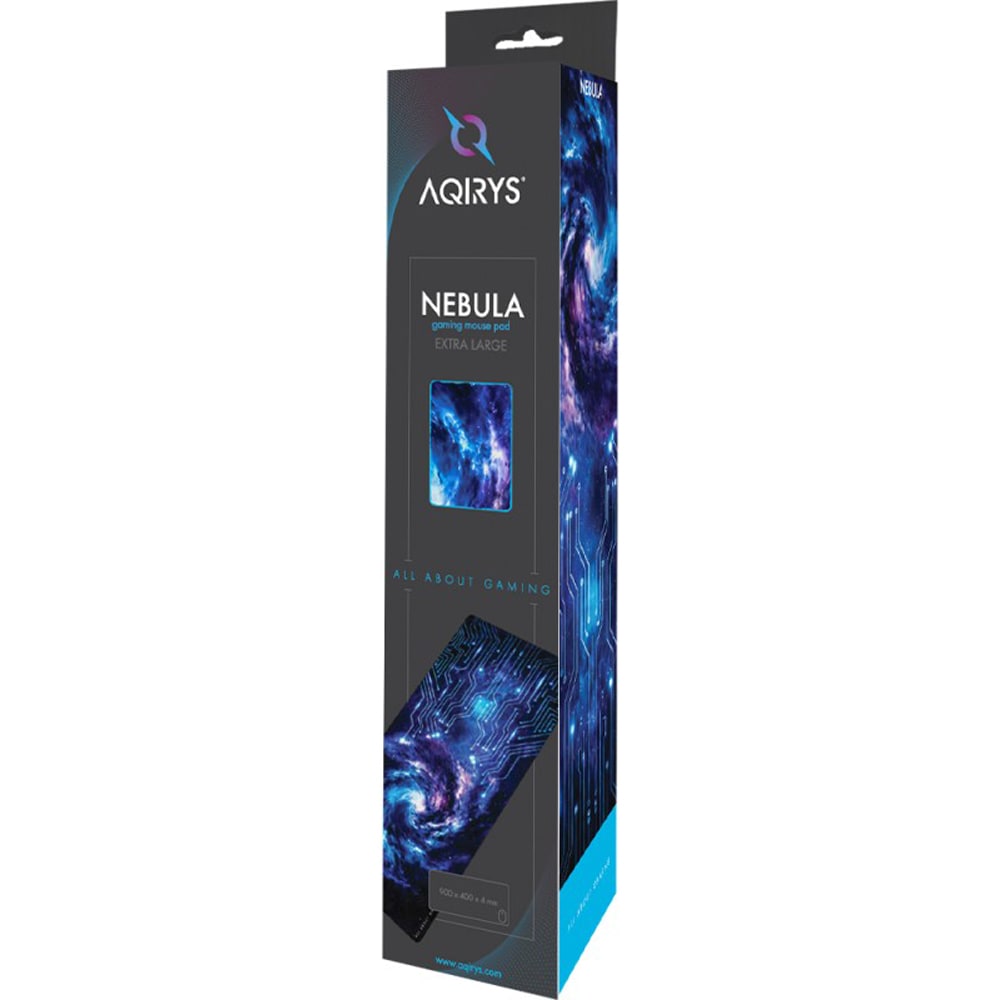 Mouse Pad Gaming AQIRYS Nebula Extra Large, albastru