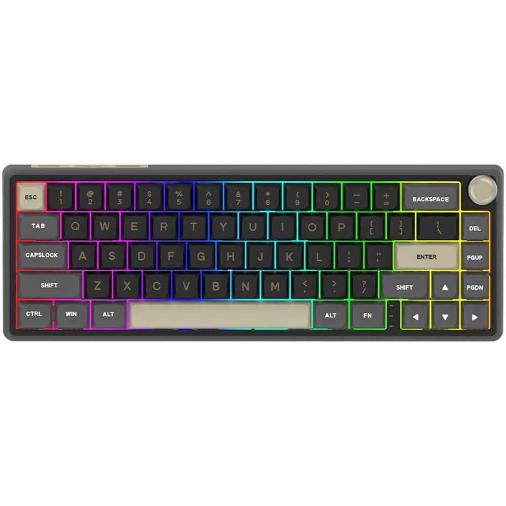 Tastatura Gaming Wireless mecanica AQIRYS Talitha, Bluetooth, USB, Layout US, negru