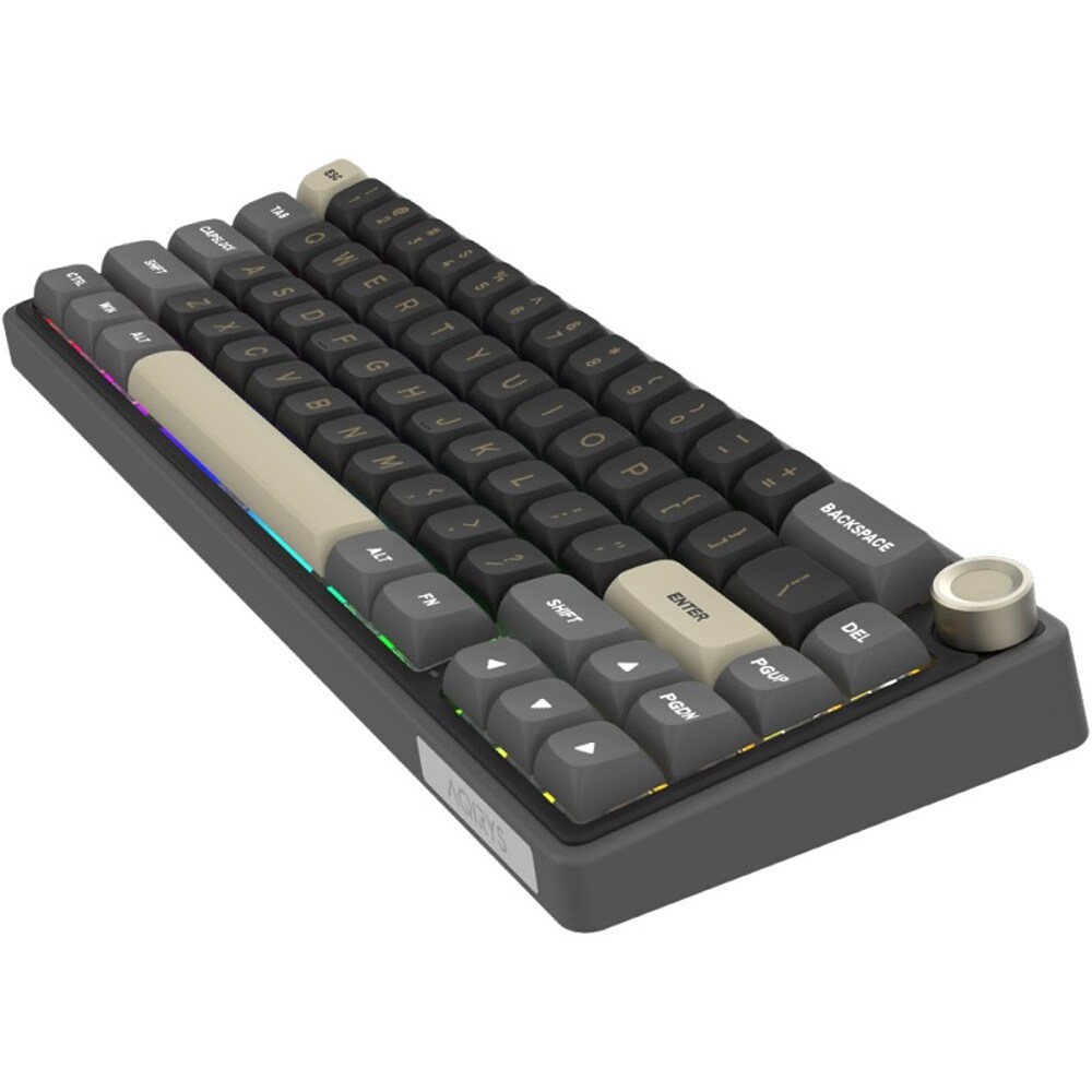 Tastatura Gaming Wireless mecanica AQIRYS Talitha, Bluetooth, USB, Layout US, negru