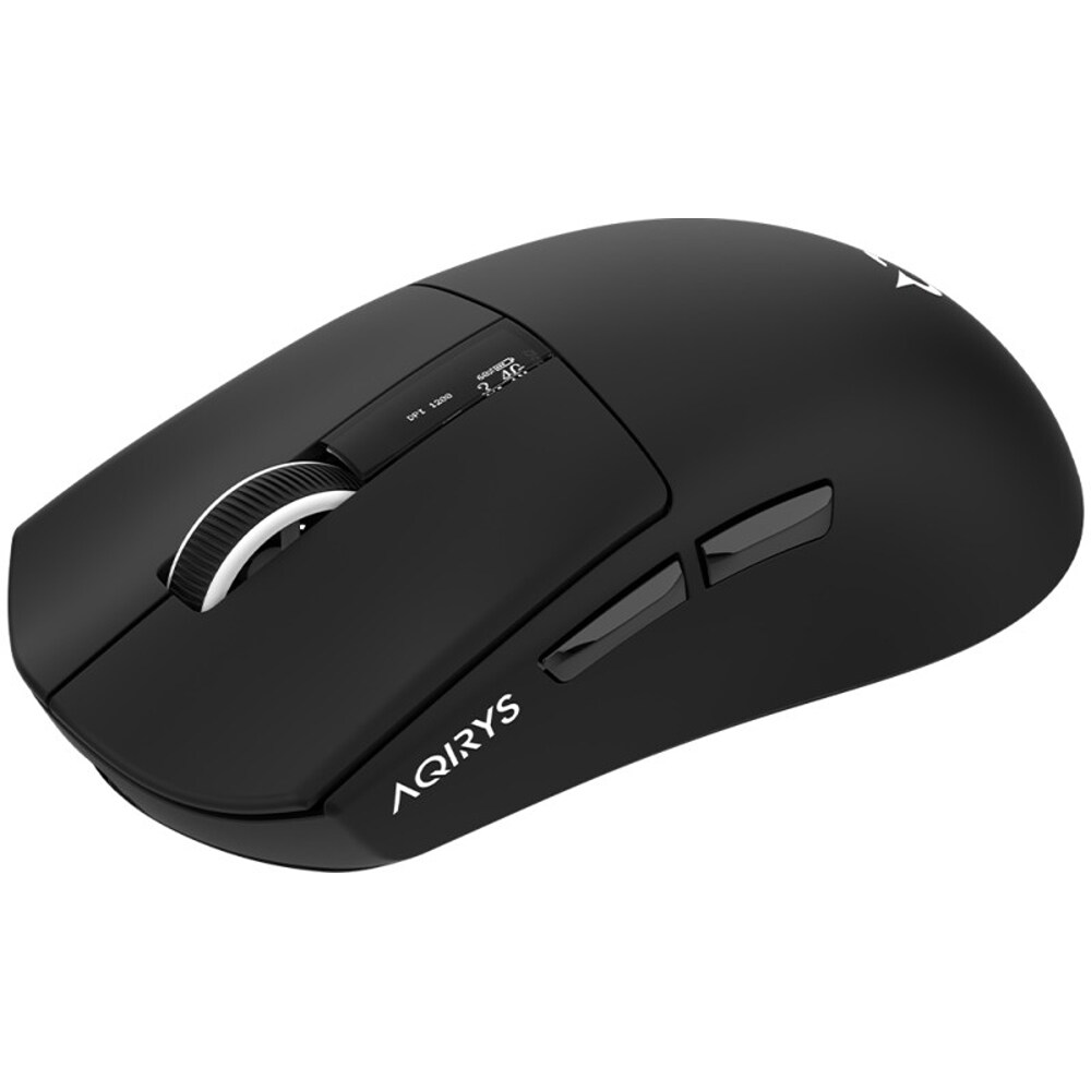 Mouse Gaming Wireless AQIRYS Zephyr, 26000 dpi, negru