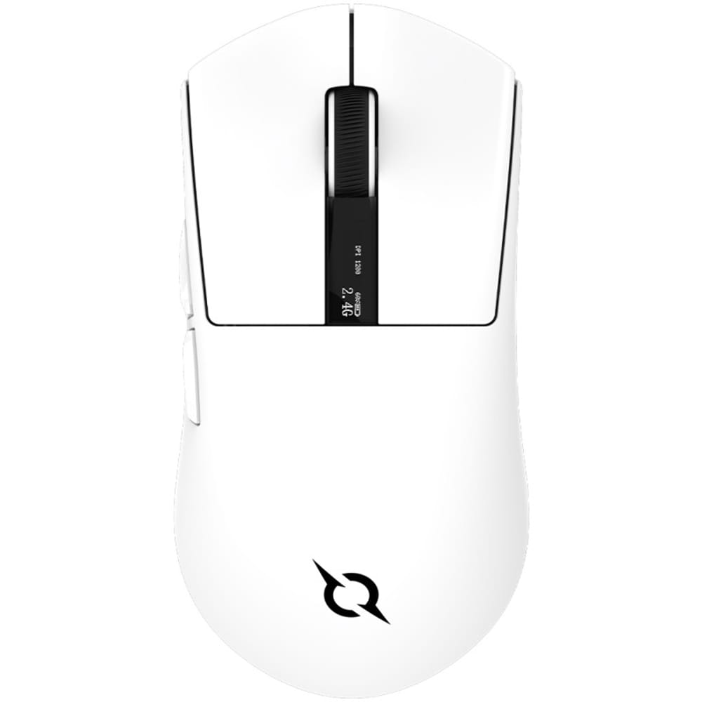 Mouse Gaming Wireless AQIRYS Zephyr, 26000 dpi, alb