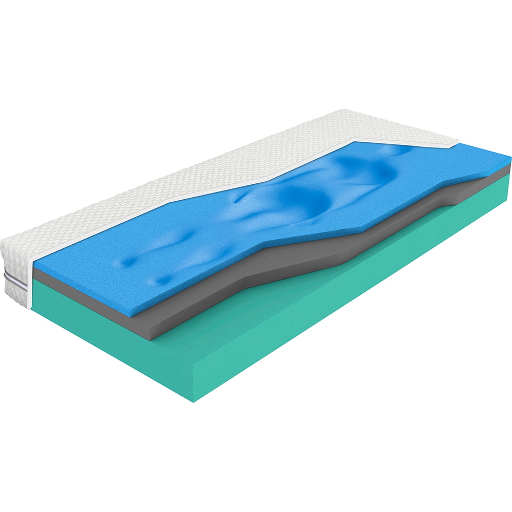 Saltea ortopedica MATERASSO Aqua Sleep, 90 x 200 cm, Spuma cu memorie, Fermitate medie 