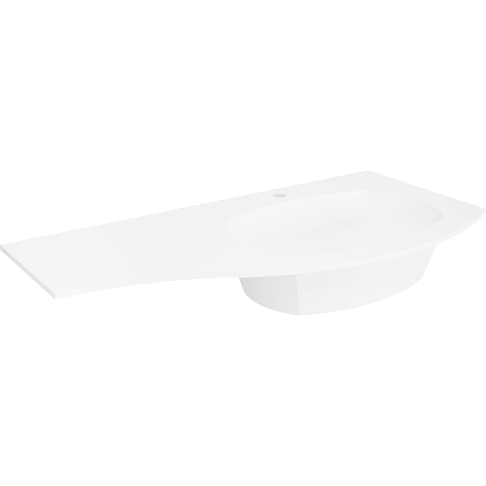 Lavoar SAVINIDUE Armonia, cuva dreapta, rasina, 105 x 52 x 16, alb lucios