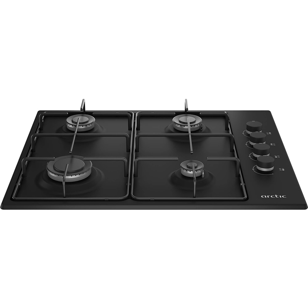 Plita incorporabila ARCTIC ARAGN64124SB, Gaz, 4 arzatoare, negru