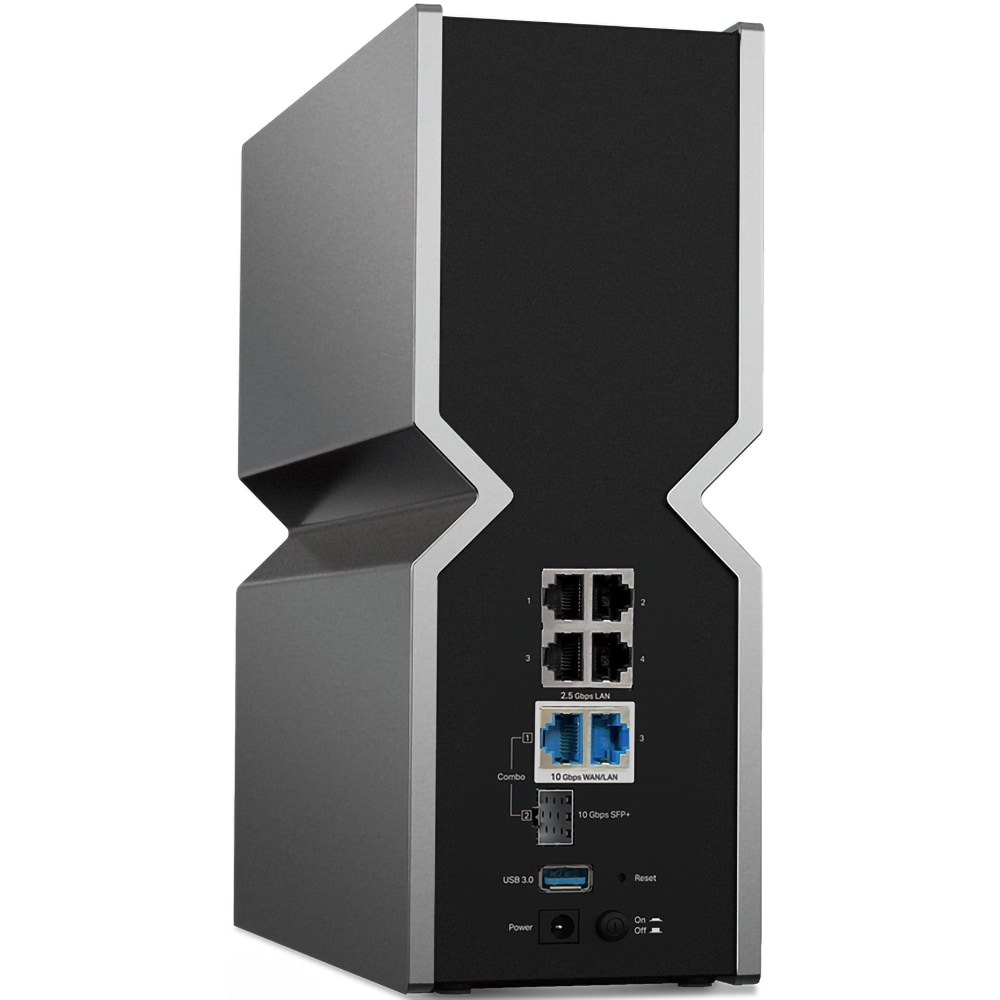Router Wireless Gigabit TP-LINK Archer BE800 BE19000, Wi-Fi 7, Tri-Band 1376 + 5760 + 11520 Mbps, negru
