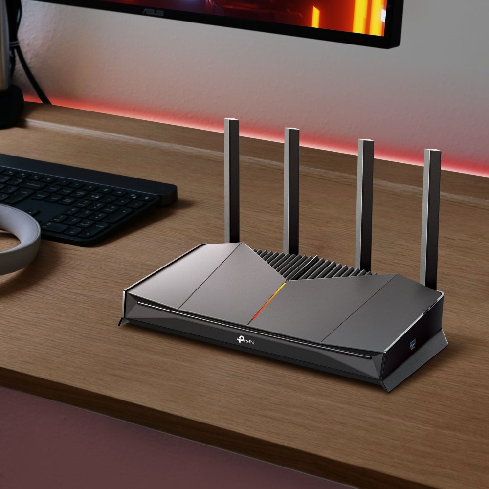 Router Wireless Gigabit TP-LINK Archer GE230 BE3600, Wi-Fi 7, Dual-Band 688 + 2882 Mbps, negru