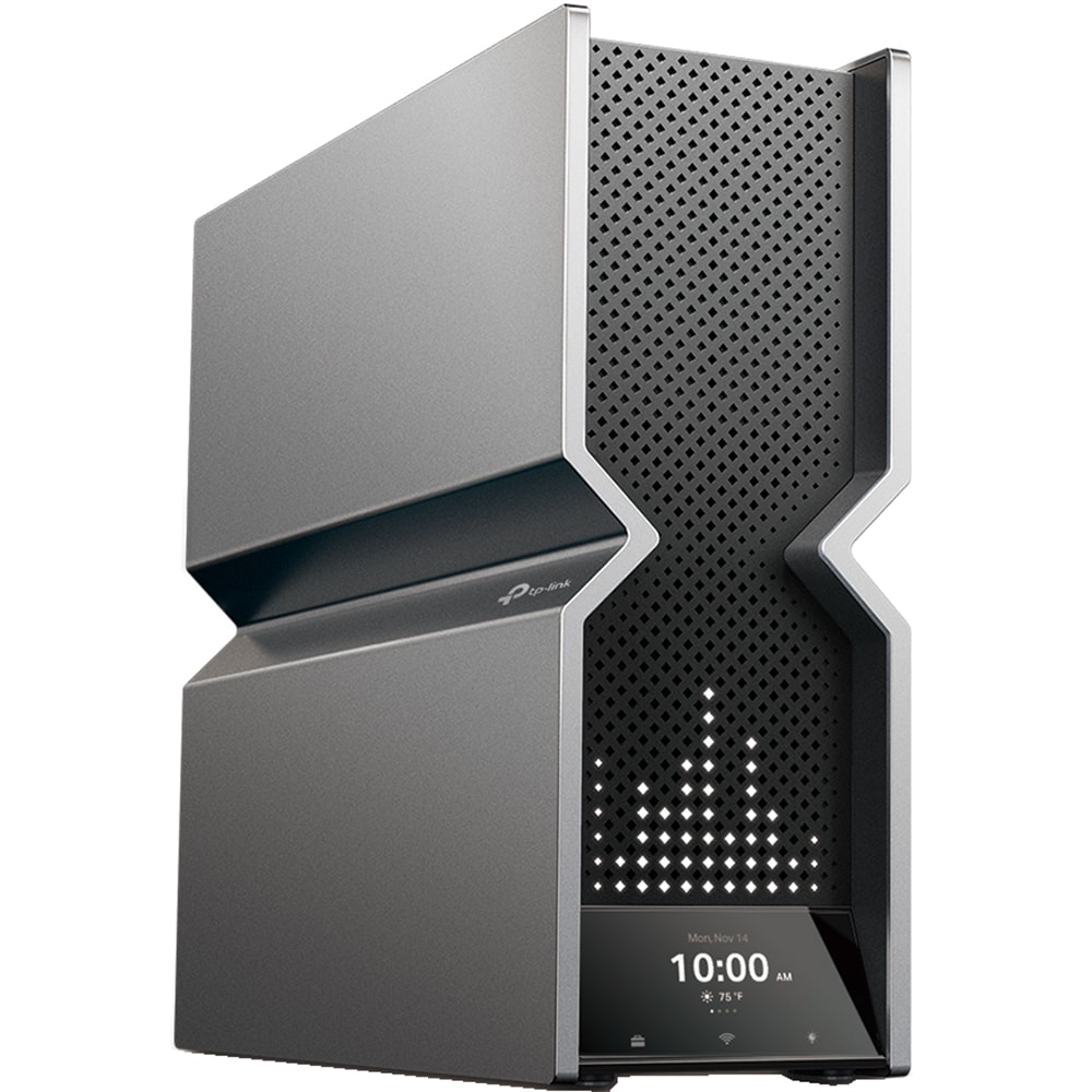 Router Wireless Gigabit TP-LINK Archer BE900 BE24000, Wi-Fi 7, Tri-Band 1376 + 5760 + 11520 Mbps, argintiu