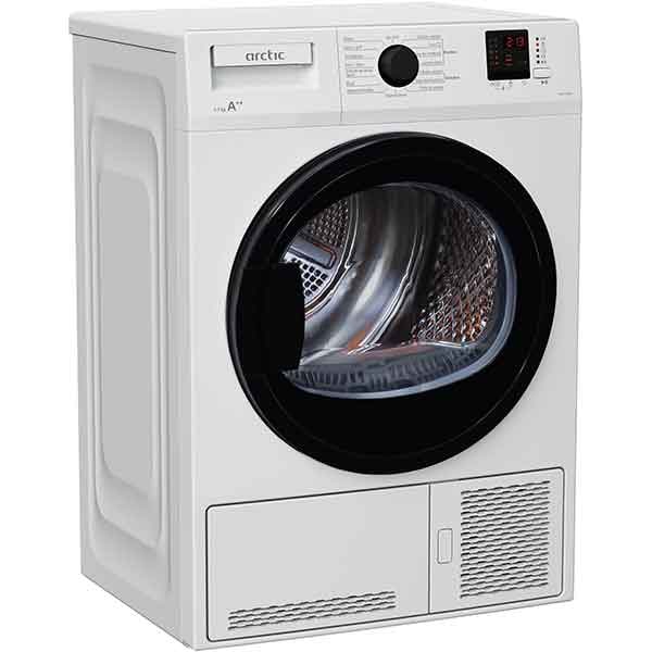 Uscator de rufe ARCTIC DAPLH732PB, Pompa de caldura, 7kg, 15 programe, Clasa A++, alb