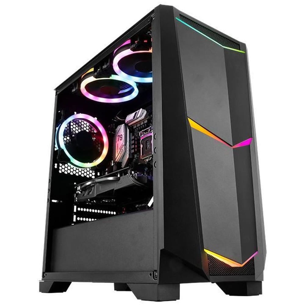 Carcasa PC SEGOTEP Ares, USB 3.0, fara sursa, negru