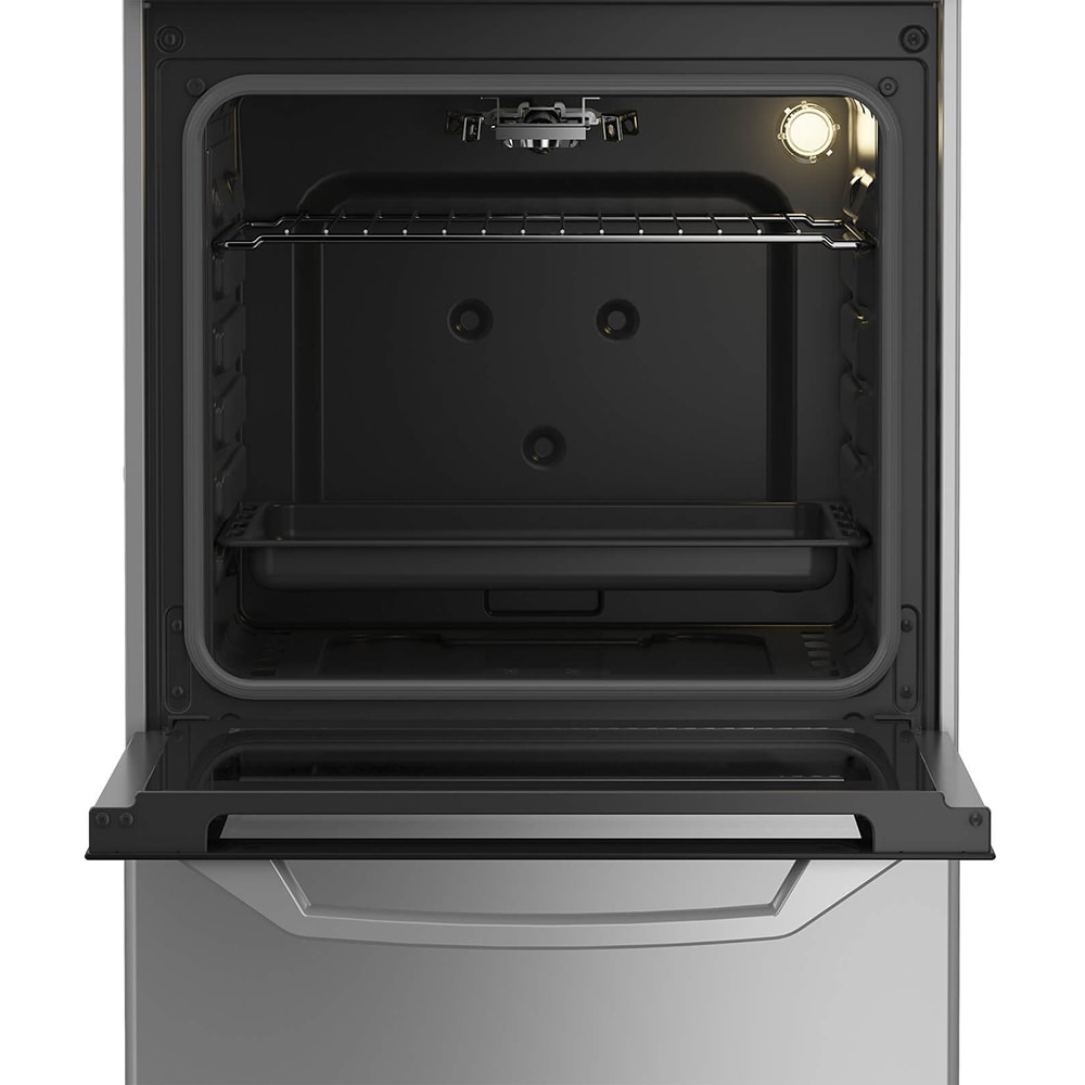 Aragaz ARCTIC AGM5501FLS, 4 arzatoare, Gaz, L 50 cm, argintiu