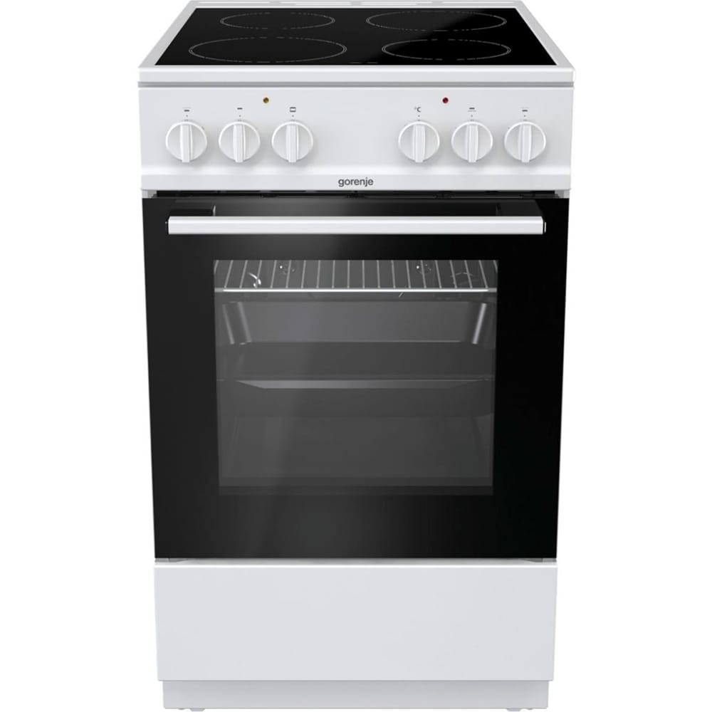 Aragaz GORENJE EC5111WG, 4 arzatoare, Electric, L 50 cm, alb