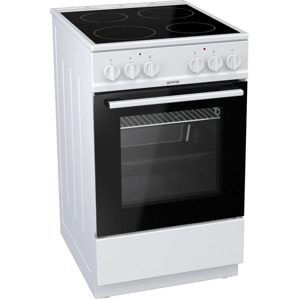 Aragaz GORENJE EC5111WG, 4 arzatoare, Electric, L 50 cm, alb