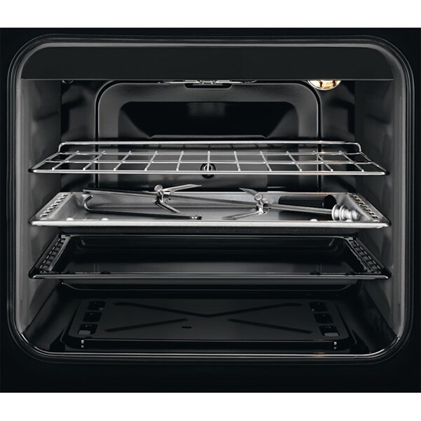 Aragaz ELECTROLUX EKG61185OX, 4 arzatoare, Gaz, L 60 cm, Grill, Rotisor, inox