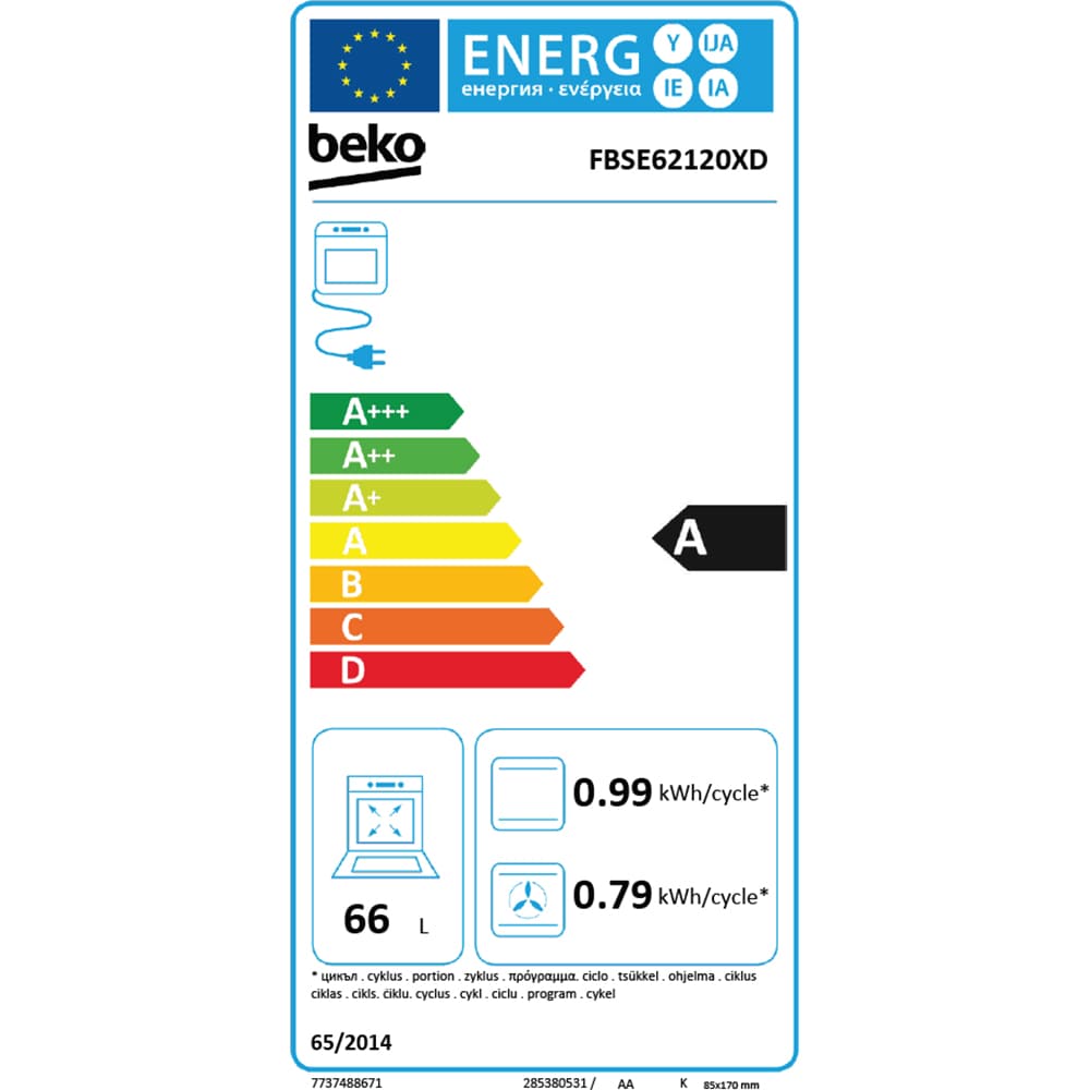Aragaz BEKO FBSE62120XD, 4 arzatoare, Gaz + Electric, L 60 cm, Grill, argintiu
