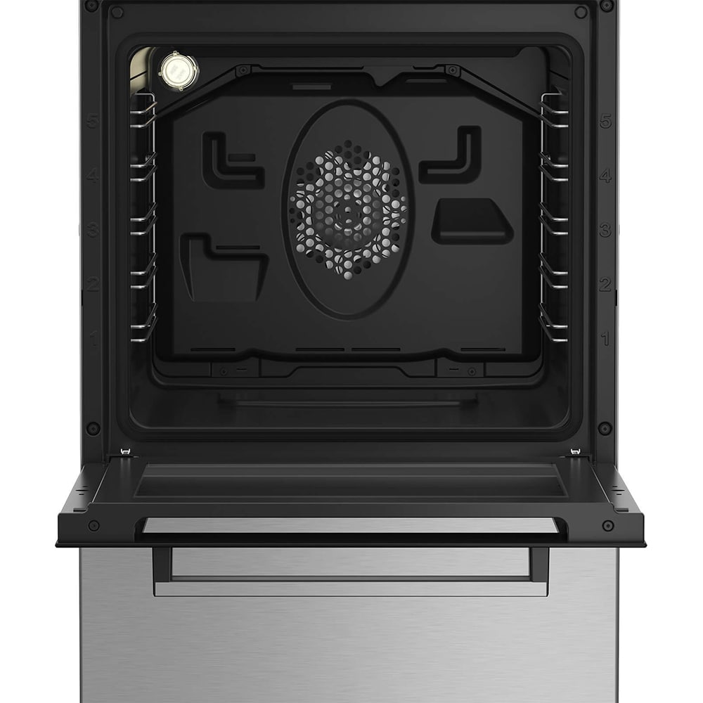 Aragaz BEKO FSM52331TXDS, 4 arzatoare, Gaz + Electric, L 50 cm, Grill, inox