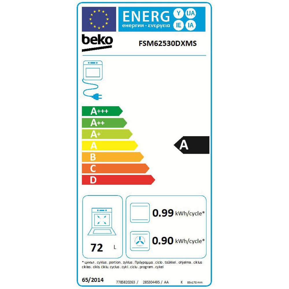 Aragaz BEKO FSM62530DXMS, 4 arzatoare, Gaz + Electric, L 60 cm, Grill, negru-inox