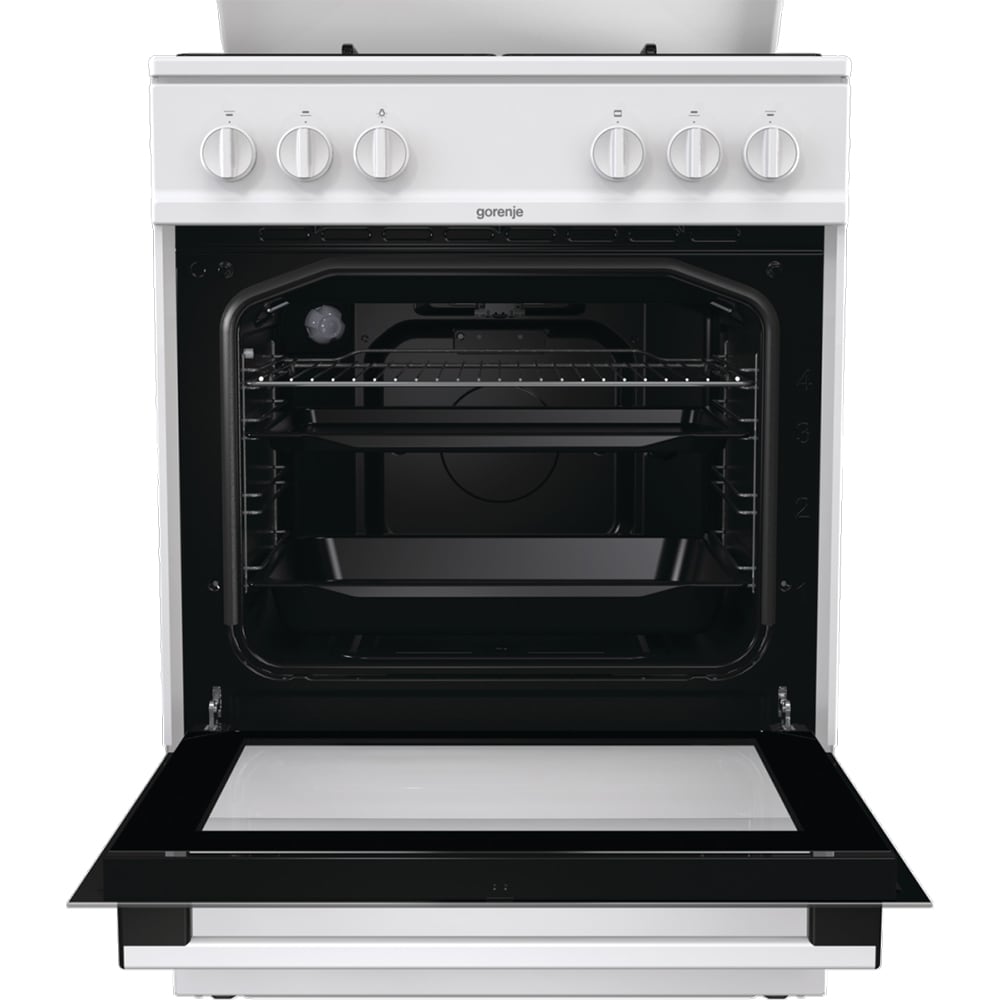 Aragaz GORENJE G6111WJ, 4 arzatoare, Gaz, L 60 cm, alb