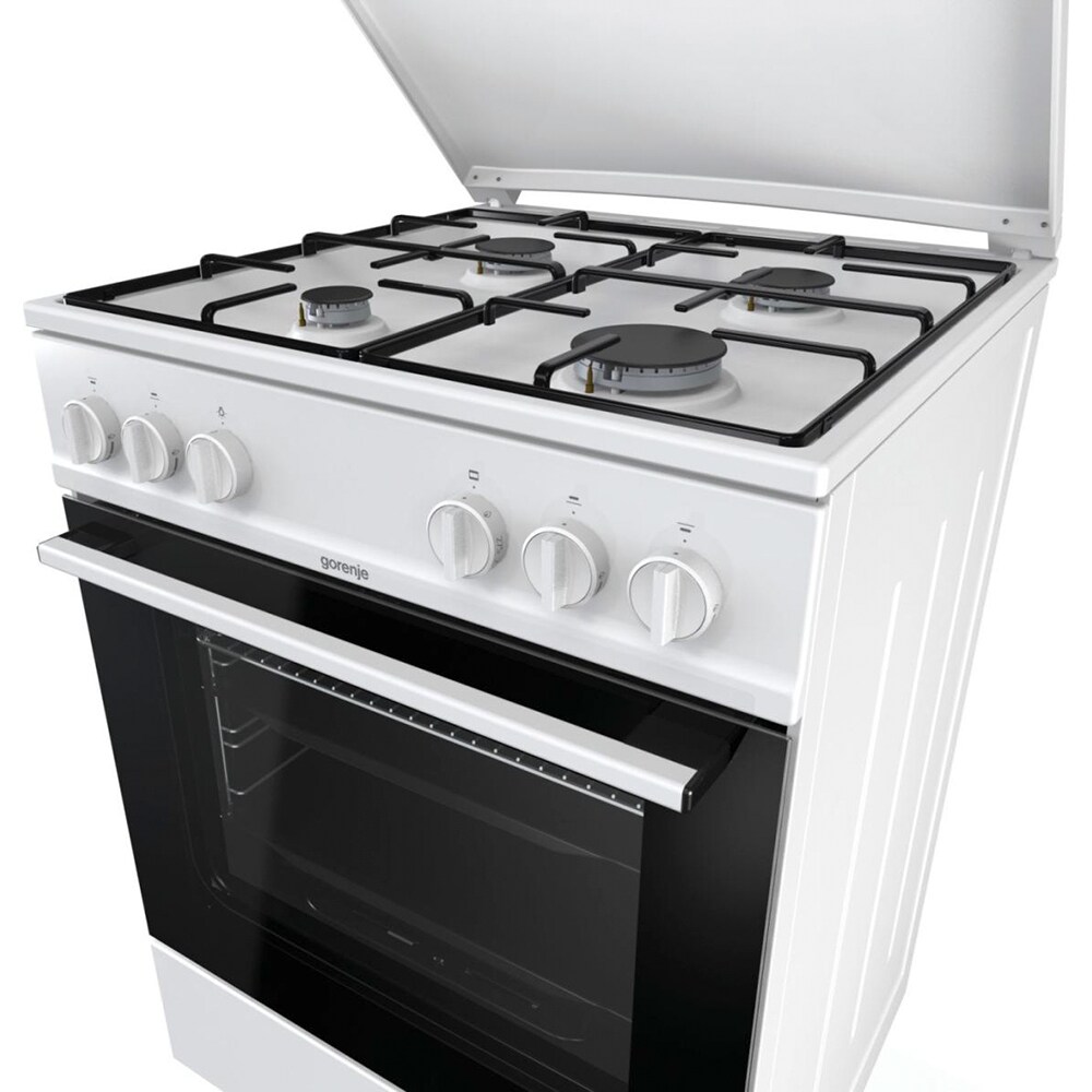 Aragaz GORENJE G6111WJ, 4 arzatoare, Gaz, L 60 cm, alb