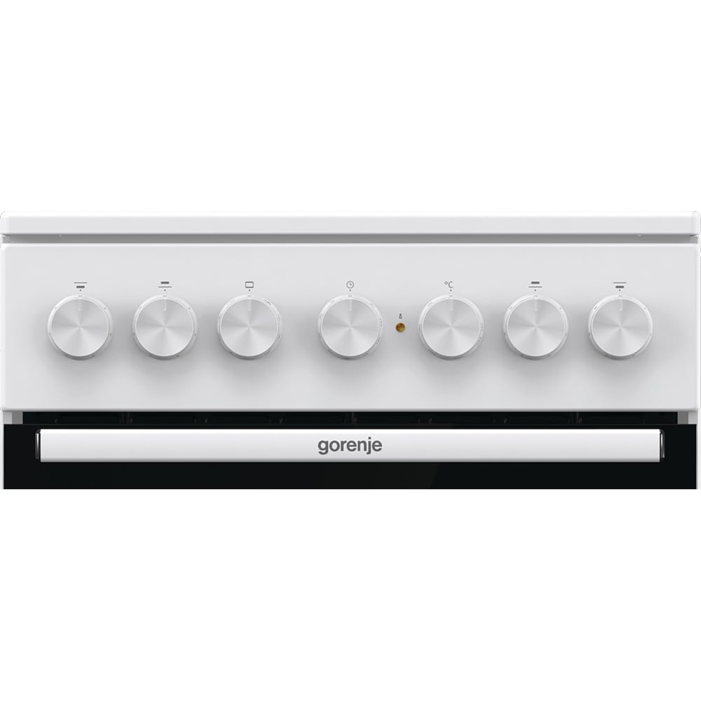 Aragaz GORENJE GEC5B41WG, 4 arzatoare, Electric, L 50 cm, Grill, alb