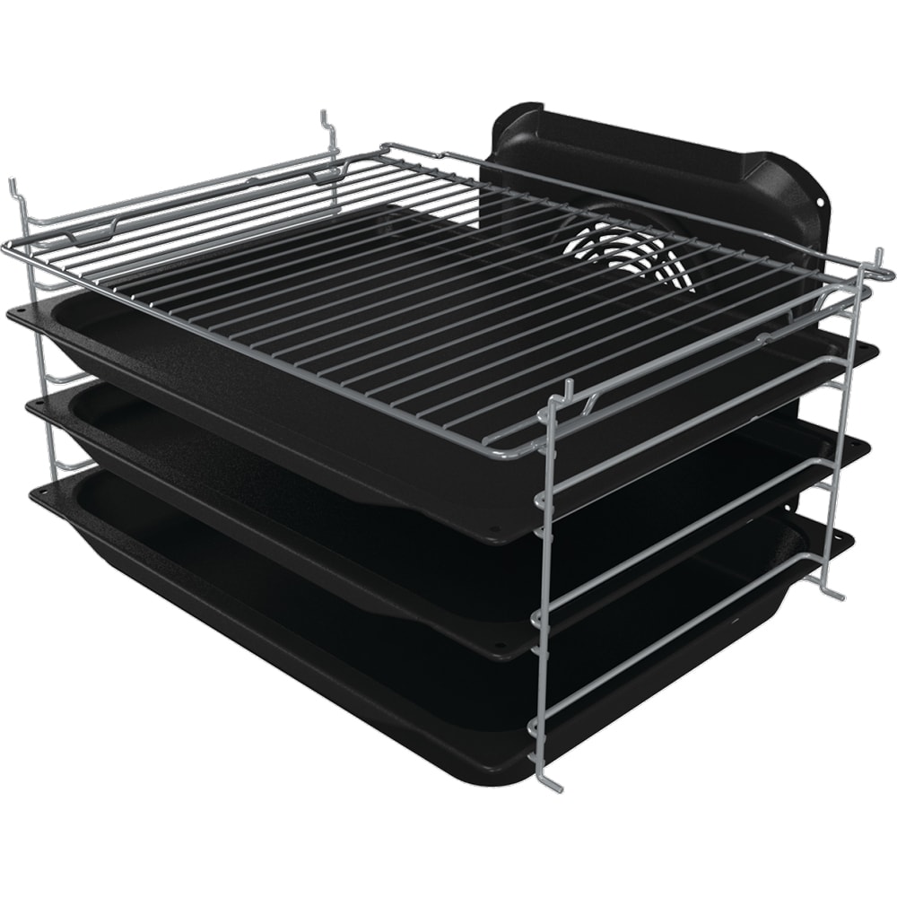 Aragaz GORENJE GEC6C61BMB, 4 arzatoare, Electric, L 60 cm, negru