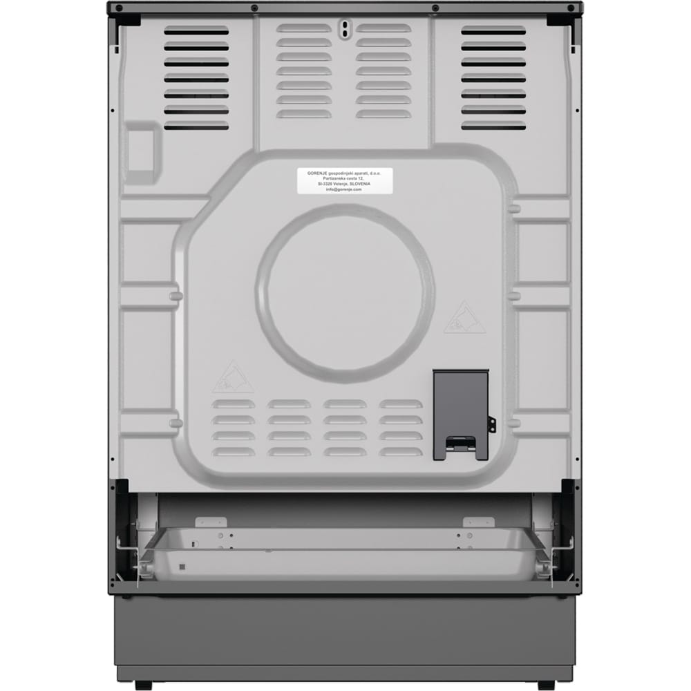 Aragaz GORENJE GEC6C61BMB, 4 arzatoare, Electric, L 60 cm, negru