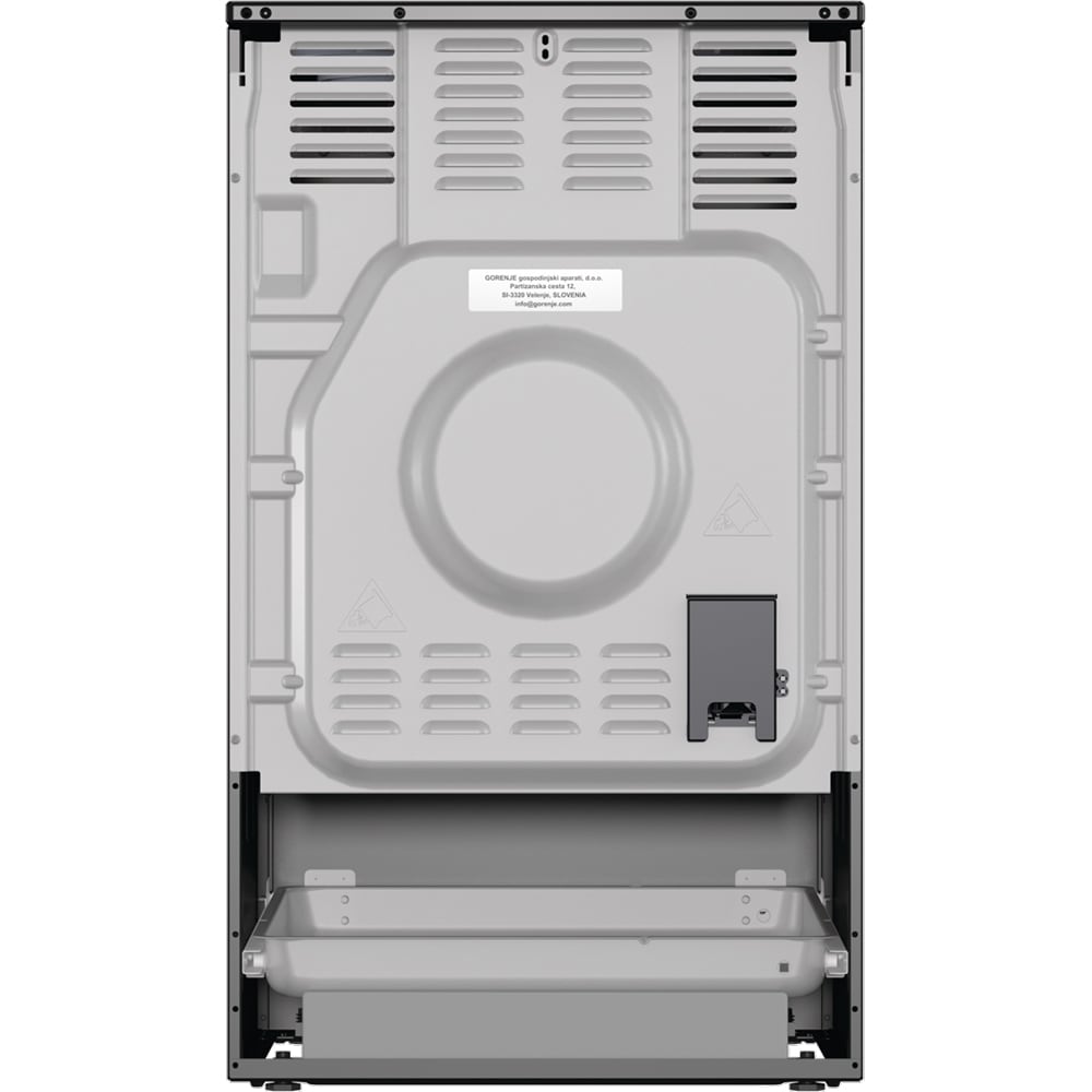 Aragaz GORENJE GECS5B70CLB, 4 arzatoare, Electric, L 50 cm, Grill, negru