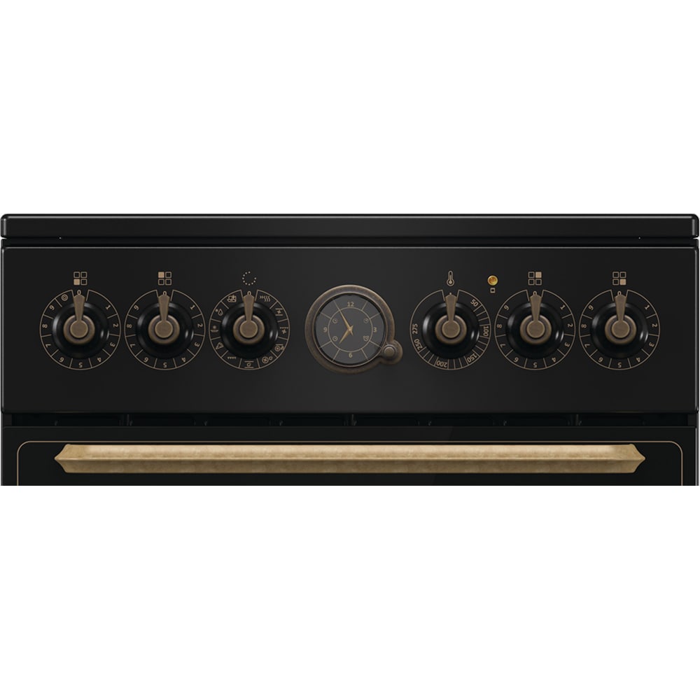 Aragaz GORENJE GECS5B70CLB, 4 arzatoare, Electric, L 50 cm, Grill, negru